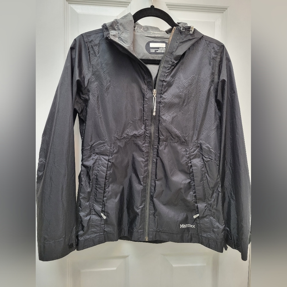 Marmot windbreaker black women's size small